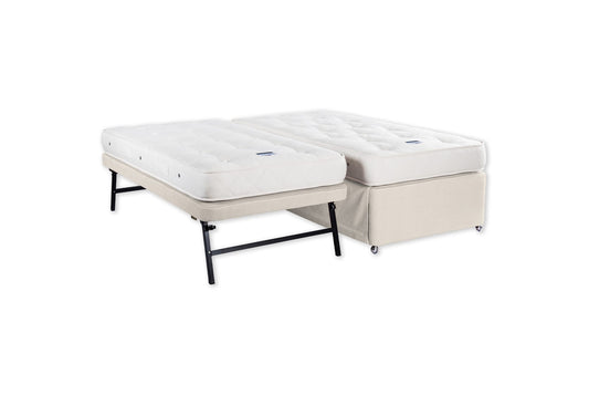 The Tarka Trundle Bed and Mattress | Washed_Linen - Oatmeal