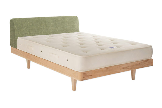 The Appledore Bed | Slubby_Linen - Pesto