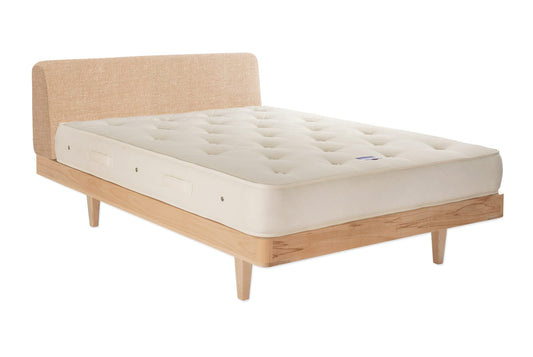 The Appledore Bed | Slubby_Linen - Powder