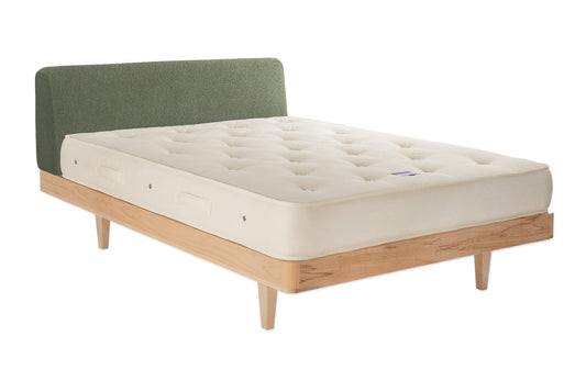 The Appledore Bed | Cotton_Velvet - Eucalyptus