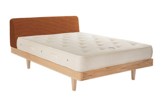 The Appledore Bed | Washed_Linen - Tangerine