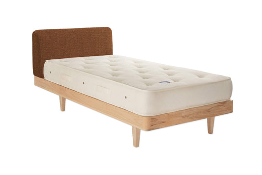 The Appledore Bed | Slubby_Linen - Clove