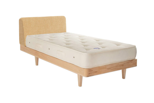 The Appledore Bed | Slubby_Linen - Havana