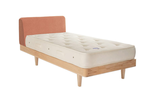 The Appledore Bed | Cotton_Velvet - Rosewater