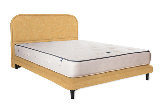 The Ashford Bed | Slubby_Linen - Tobacco