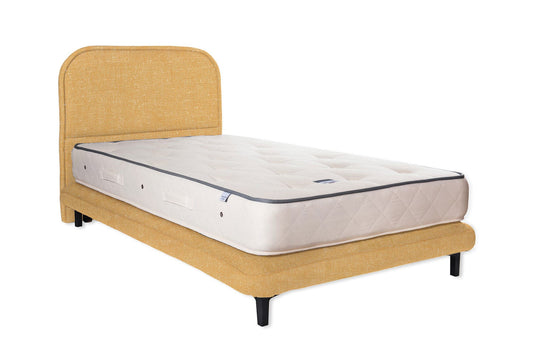 The Ashford Bed | Slubby_Linen - Tobacco