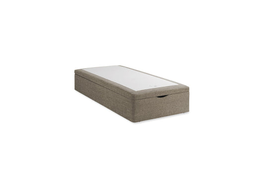 The Low Ottoman Base | Organic_House_Linen - Ash