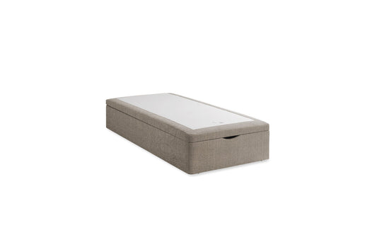 The Low Ottoman Base | Washed_Linen - Stone