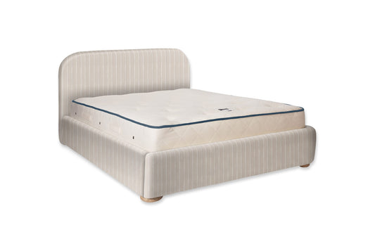 The Budleigh Bed | Bouclé - Stripe