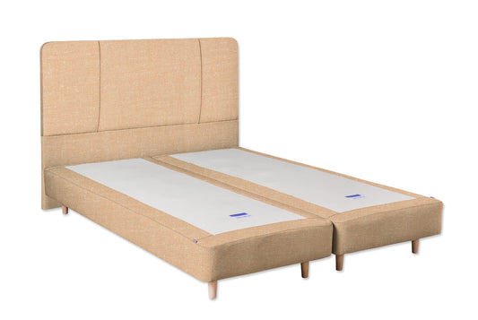 The Carrick Child Bed | Slubby_Linen - Powder