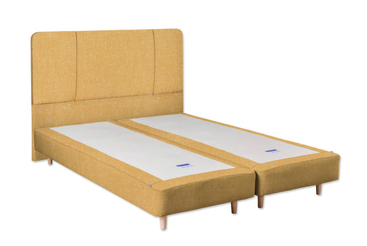 The Carrick Child Bed | Slubby_Linen - Tobacco