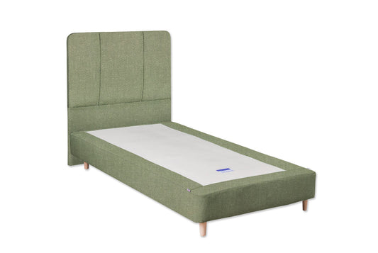 The Carrick Child Bed | Slubby_Linen - Pesto