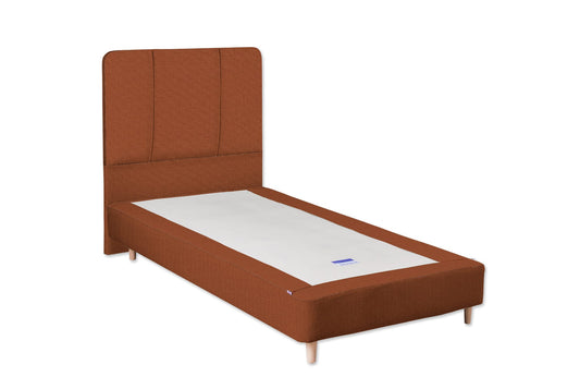 The Carrick Child Bed | Washed_Linen - Tangerine