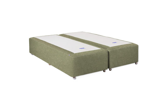 The Coco Child Bed Base | Slubby_Linen - Pesto