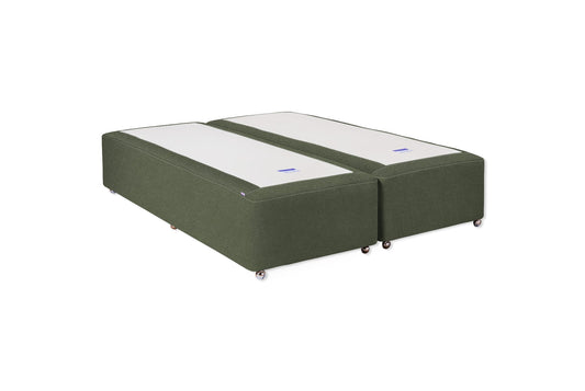 The Coco Child Bed Base | Cotton_Velvet - Eucalyptus