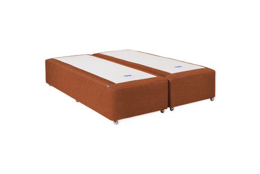 The Coco Child Bed Base | Washed_Linen - Tangerine