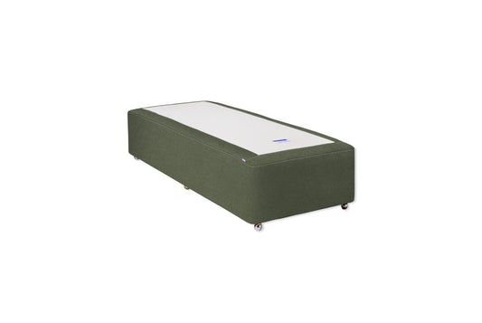 The Coco Child Bed Base | Cotton_Velvet - Eucalyptus