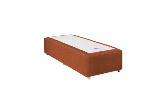 The Coco Child Bed Base | Washed_Linen - Tangerine