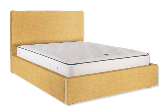 The Dartmouth Bed | Slubby_Linen - Tobacco