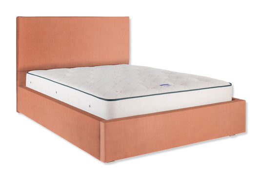 The Dartmouth Bed | Cotton_Velvet - Rosewater