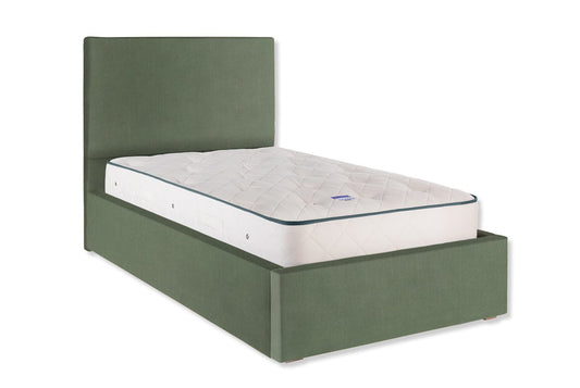The Dartmouth Bed | Cotton_Velvet - Eucalyptus