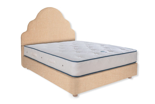 The Ebford Bed | Slubby_Linen - Powder
