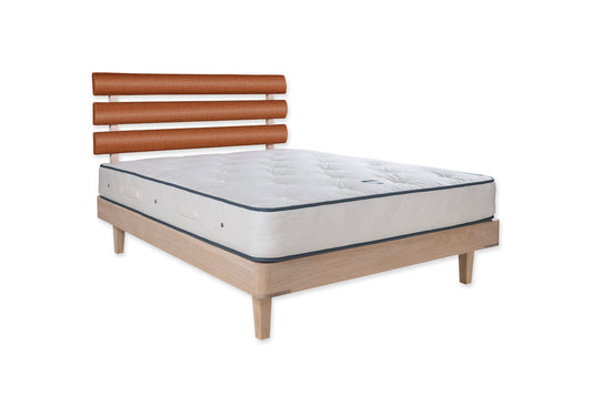The Great Torrington Bed | Washed_Linen - Tangerine