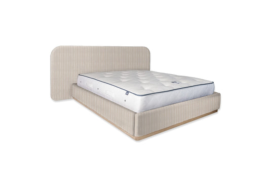 The Halstock Bed | Bouclé - Stripe