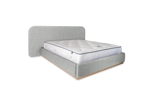 The Halstock Bed | Jute_Linen - Mist
