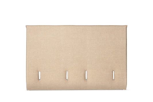The Low Prideaux Headboard | Slubby_Linen - Powder