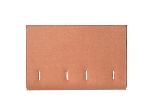 The Low Prideaux Headboard | Cotton_Velvet - Rosewater
