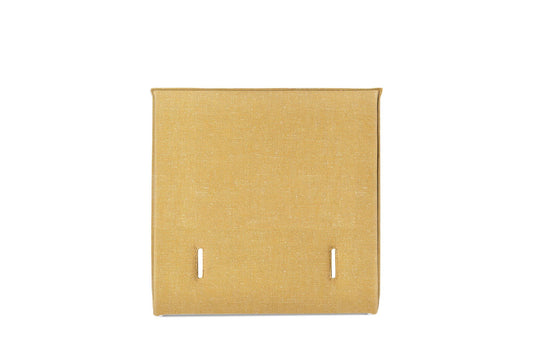 The Low Prideaux Headboard | Slubby_Linen - Tobacco