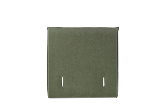 The Low Prideaux Headboard | Cotton_Velvet - Eucalyptus