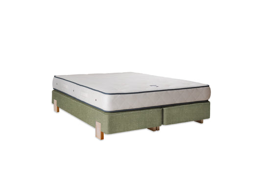 The Lydford Base | Slubby_Linen - Pesto