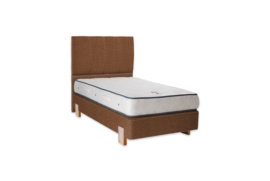 The Lydford Bed | Slubby_Linen - Clove