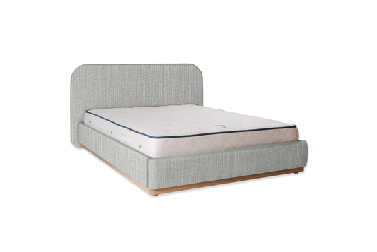 The Narrow Halstock Bed | Jute_Linen - Mist