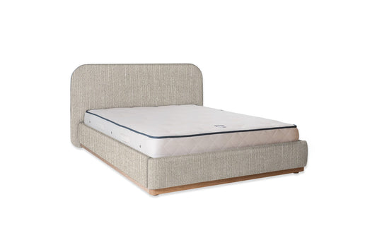 The Narrow Halstock Bed | Jute_Linen - Straw