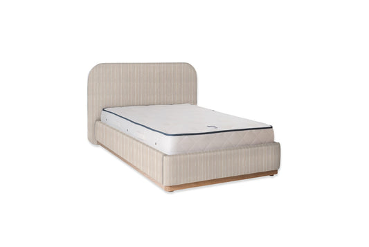 The Narrow Halstock Bed | Bouclé - Stripe