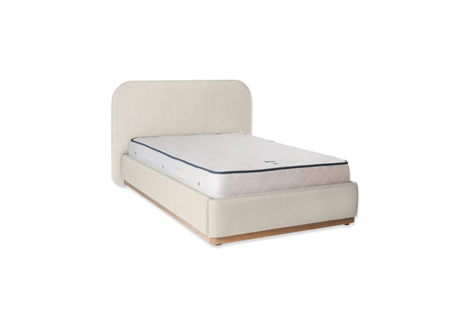 The Narrow Halstock Bed | Washed_Linen - Oatmeal