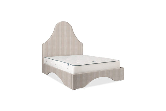 The Rosemoor Bed | Bouclé - Stripe