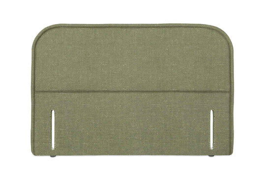 The Ashford Headboard | Slubby_Linen - Pesto