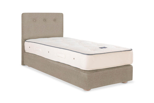 The Buckland Bed | House_Wool - Travertine