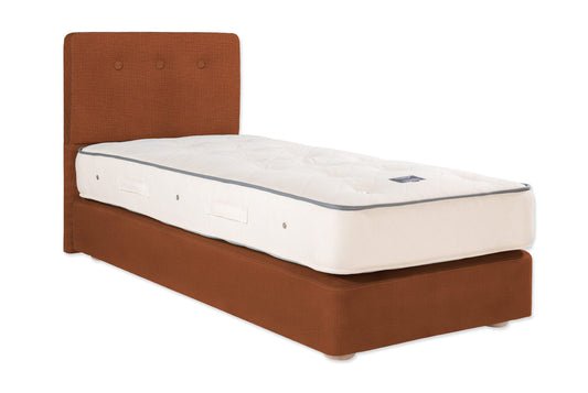 The Buckland Bed | Washed_Linen - Tangerine