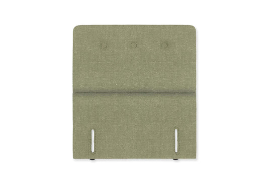 The Buckland Child Headboard | Slubby_Linen - Pesto