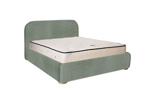 The Budleigh Bed | House_Wool - Slate Green