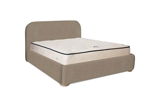 The Budleigh Bed | House_Wool - Travertine