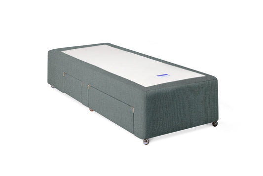 The Coco Child Bed Base | Washed_Linen - Teal