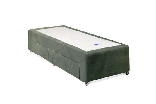 The Coco Child Bed Base | Velvet - Evergreen