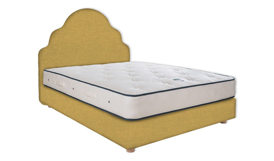 The Ebford Bed | Washed_Linen - Mustard