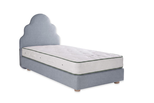 The Ebford Bed | Linara_Cotton_Linen - Harbour Grey